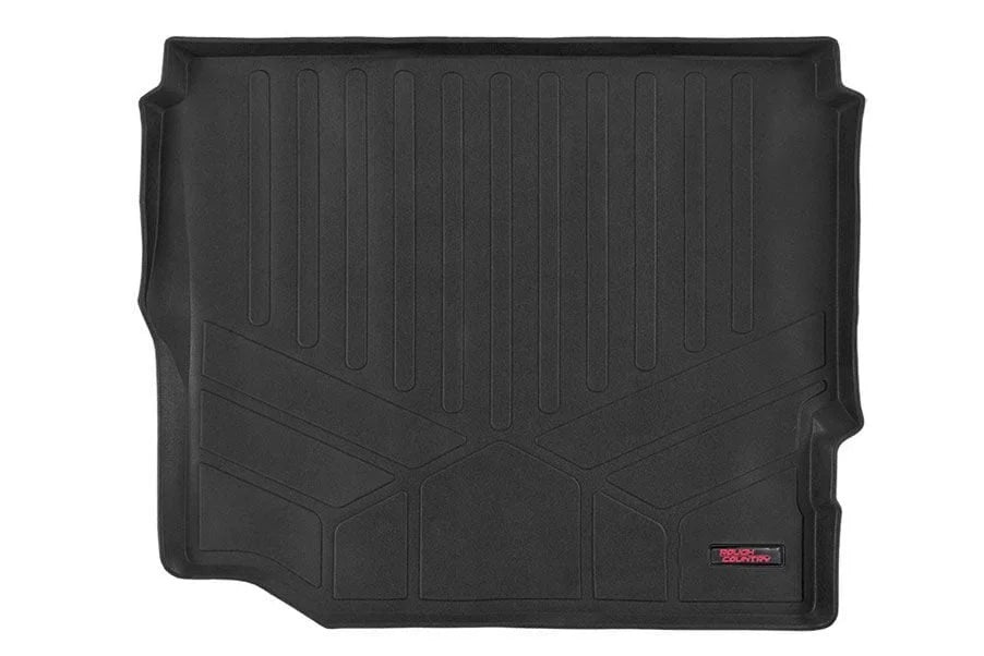 Rough Country Rear Cargo Mat | W/O Sub | Jeep Wrangler Unlimited 4WD (2018-2024) M-6125