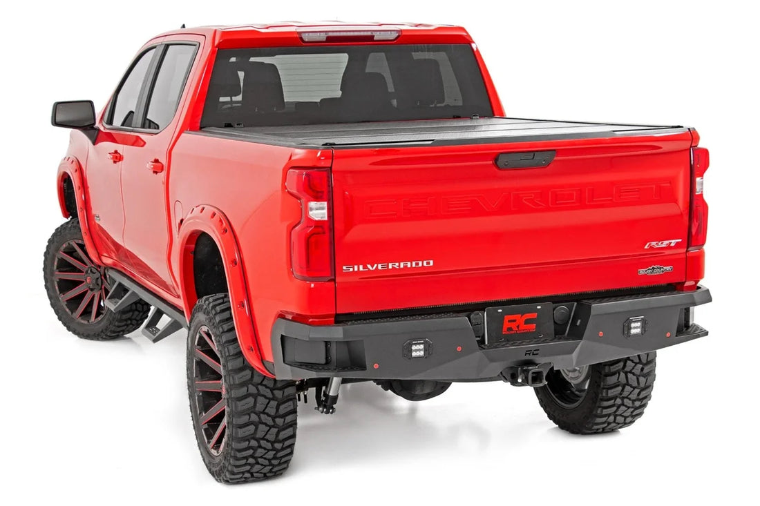 Rough Country Rear LED Bumper | Chevy Silverado 1500 2WD/4WD (2019-2024) 10758 - Back View