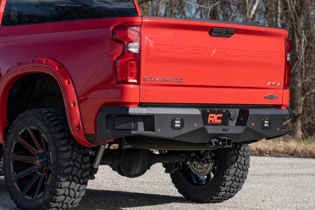 Rough Country Rear LED Bumper | Chevy Silverado 1500 2WD/4WD (2019-2024) 10758 - Additional View 6