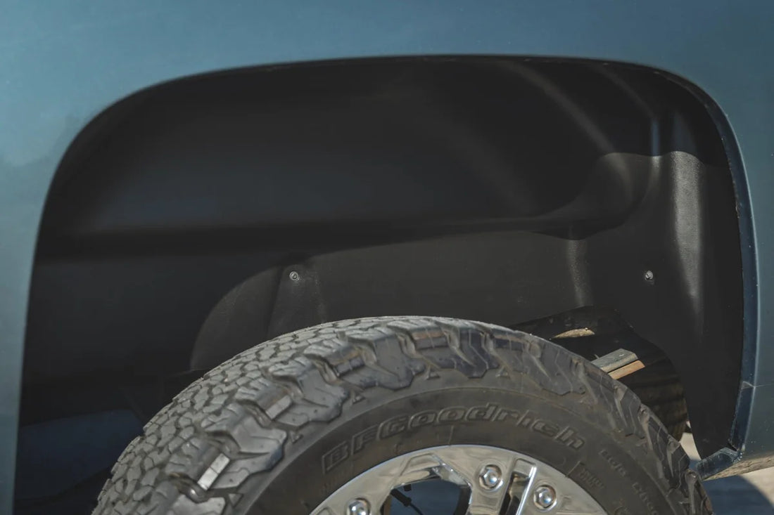 Rough Country Rear Wheel Well Liners | Chevy Silverado 1500 (07-13)/Silverado 2500 HD (07-10) 4207A - Back View
