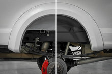 Load image into Gallery viewer, Rough Country Rear Wheel Well Liners | Ford F-250/F-350 Super Duty 2WD/4WD (2017-2026) - Installation View