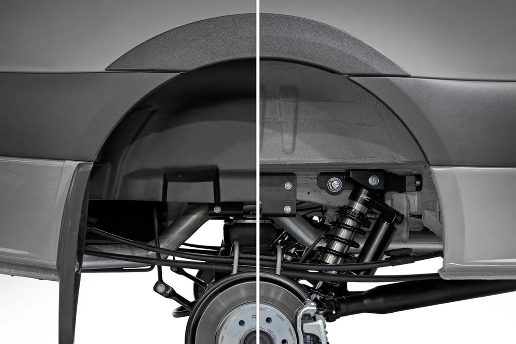 Rough Country Rear Wheel Well Liners | Mercedes-Benz Sprinter 2500/Sprinter 3500 (19-25) 4302 - Side View