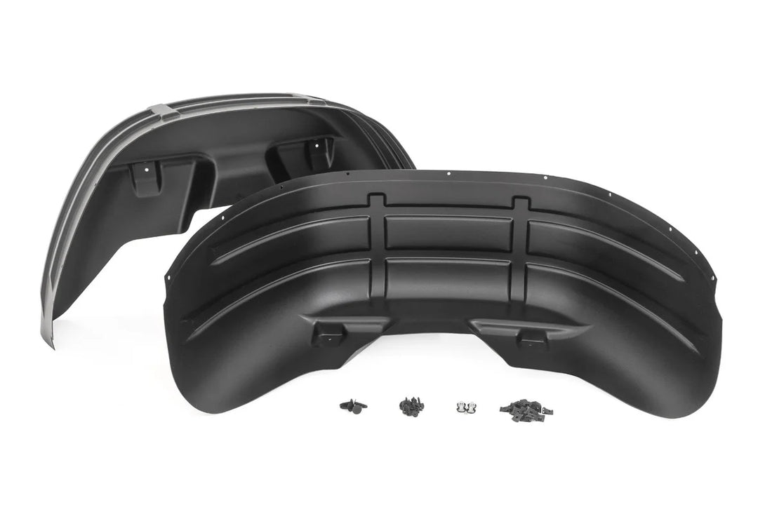 Rough Country Rear Wheel Well Liners | Ram 1500 2WD/4WD (2019-2024) 4419A - Installation View