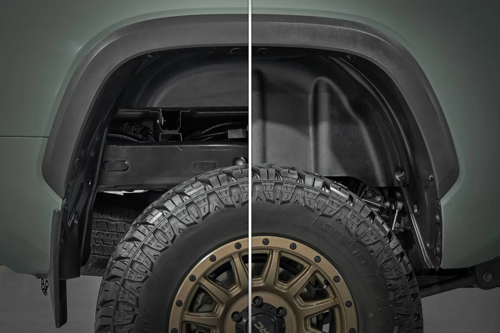 Rough Country Rear Wheel Well Liners | Toyota Tundra 2WD/4WD (2022-2026) - Side View
