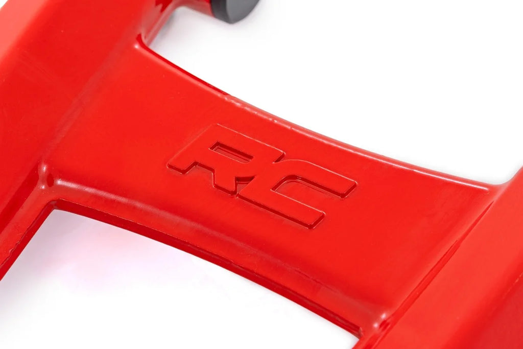 Rough Country Red Aluminum Control Arms | 2" Forward Offset | Polaris Ranger XP 1000 - Side View