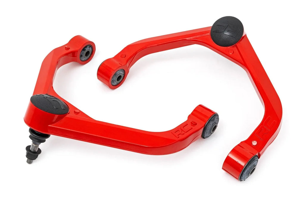 Rough Country Red Forged Upper Control Arms | 3-3.5 Inch Lift | Ram 1500 2WD/4WD (19-25) 31402RED - Main Product View
