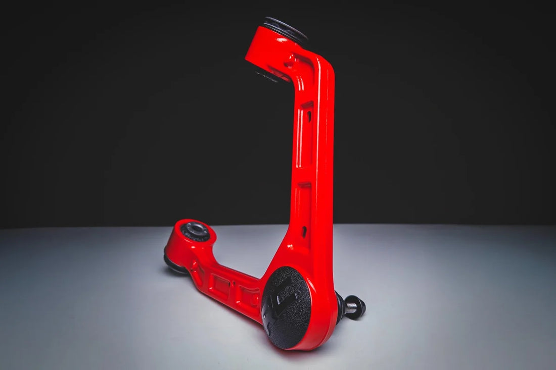 Rough Country Red Forged Upper Control Arms | OE Upgrade | Chevy/GMC Canyon/Colorado (23-26) - Installation View
