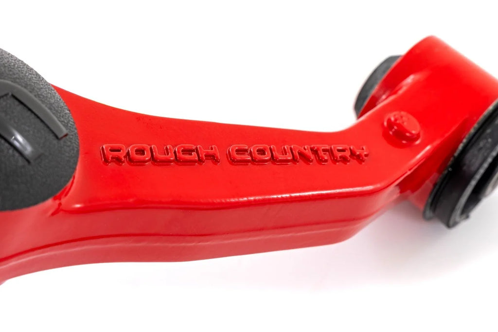 Rough Country Red Forged Upper Control Arms | OE Upgrade | Ford F-150 2WD/4WD (2021-2025) - Side View
