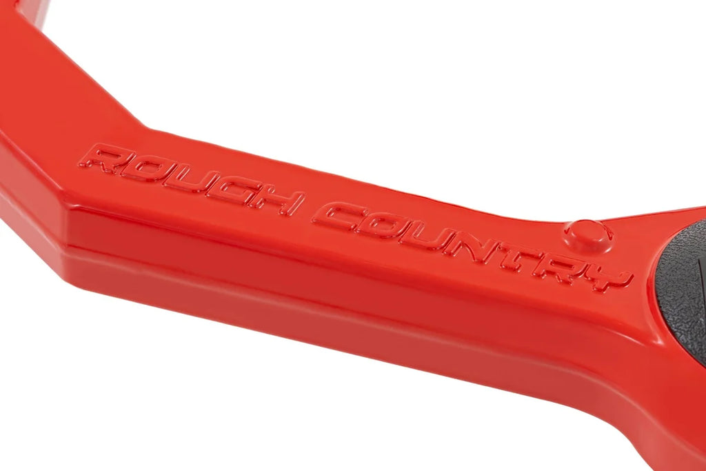 Rough Country Red Upper Control Arms | 3.5 Inch Lift | Ford Ranger 4WD (2024-2025) - Side View