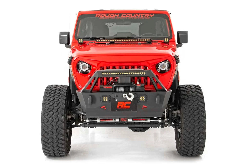 Rough Country Replacement Grille | Angry Eyes | Jeep Gladiator JT/Wrangler JL 4WD (18-24) 10496 - Back View