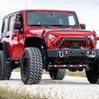 Load image into Gallery viewer, Rough Country Replacement Grille | Angry Eyes | Jeep Wrangler JK/Wrangler Unlimited  (07-18) 10524 - Side View