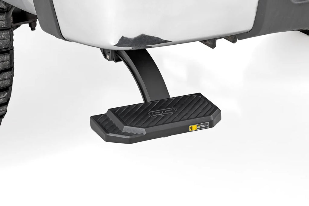 Rough Country Retractable Bed Step | Manual Pull | Chevy/GMC 2500HD/3500HD (11-14) PW059331 - Back View