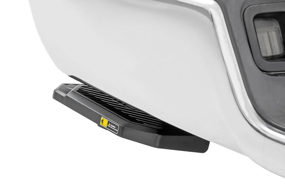Rough Country Retractable Bed Step | Manual Pull | Ram 1500 2WD/4WD (2009-2018 & Classic) - Back View