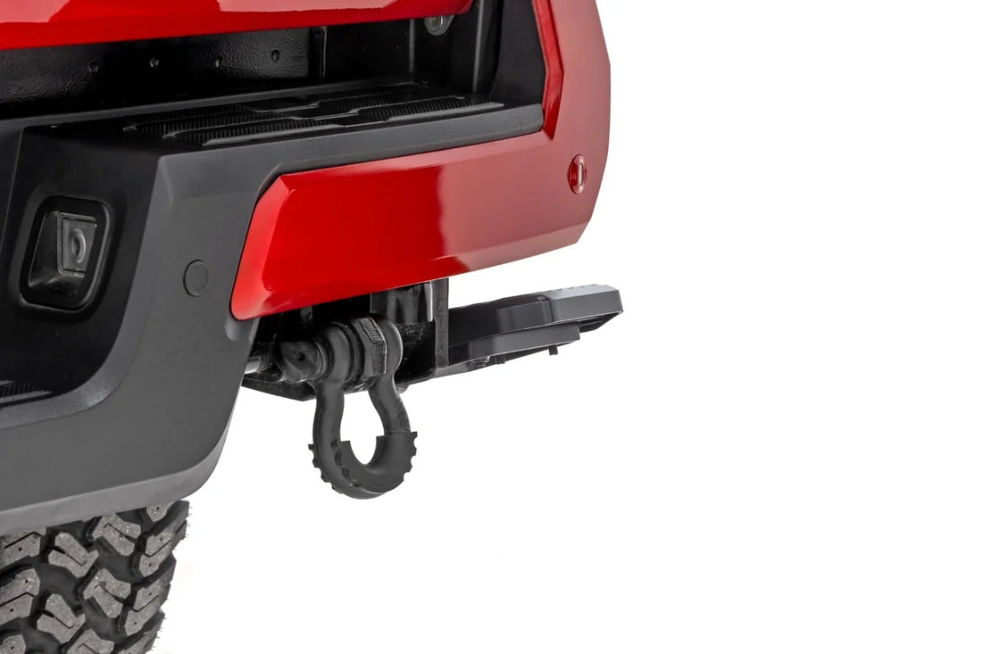 Rough Country Retractable Bed Step | Manual Pull | Toyota Tacoma 2WD/4WD (2024-2026) PW052240A - Side View