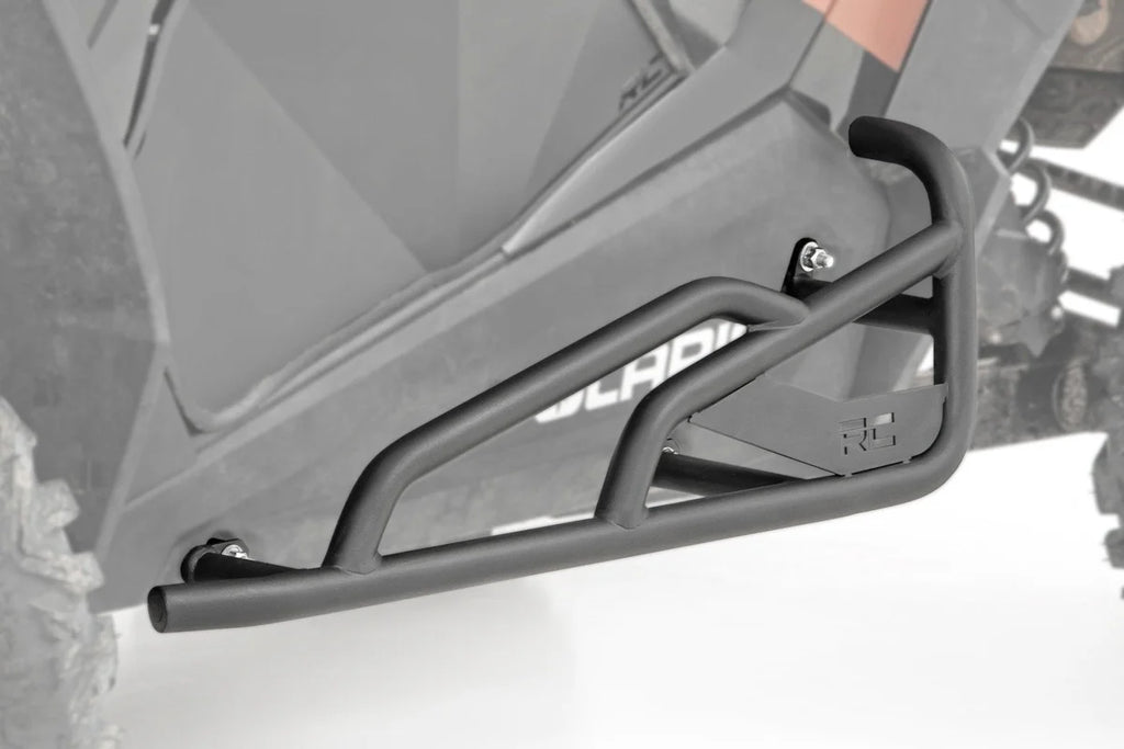 Rough Country Rock Slider Kit | 2 Seat | Polaris RZR Turbo S/RZR XP 1000 93064 - Main Product View
