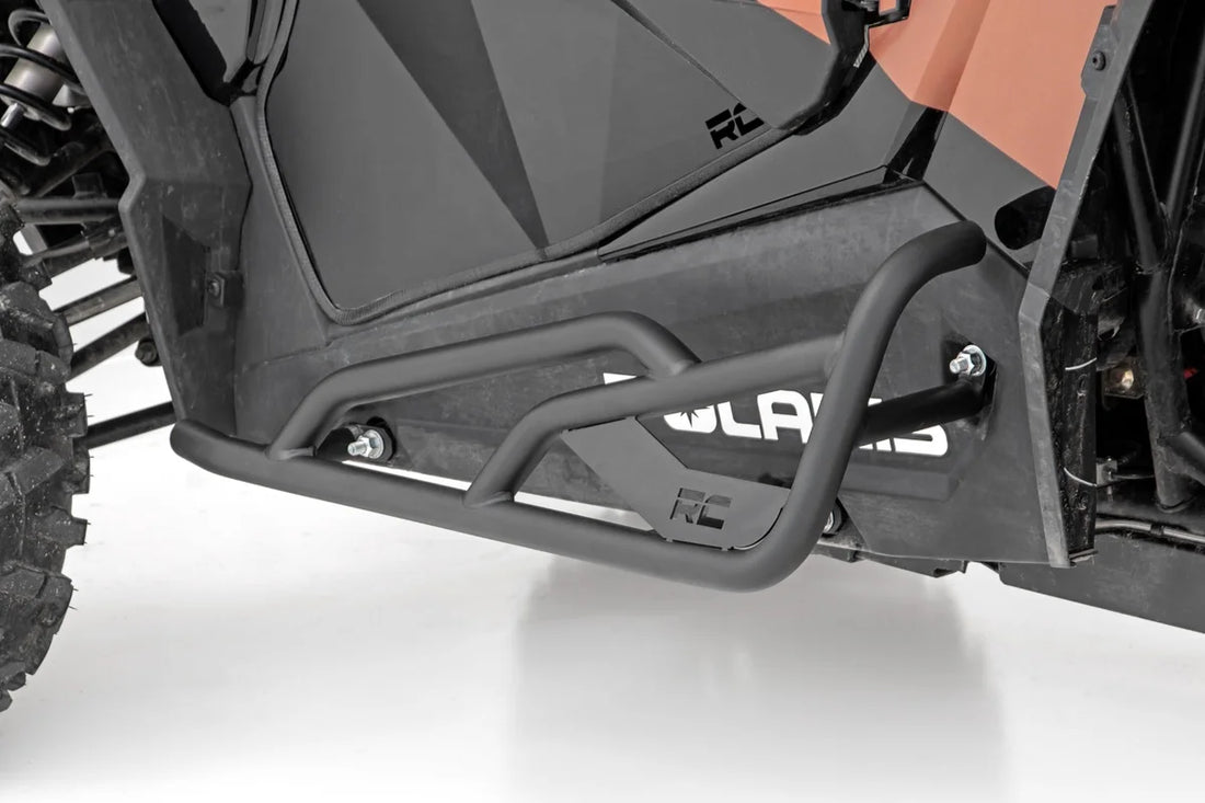 Rough Country Rock Slider Kit | 2 Seat | Polaris RZR Turbo S/RZR XP 1000 93064 - Side View