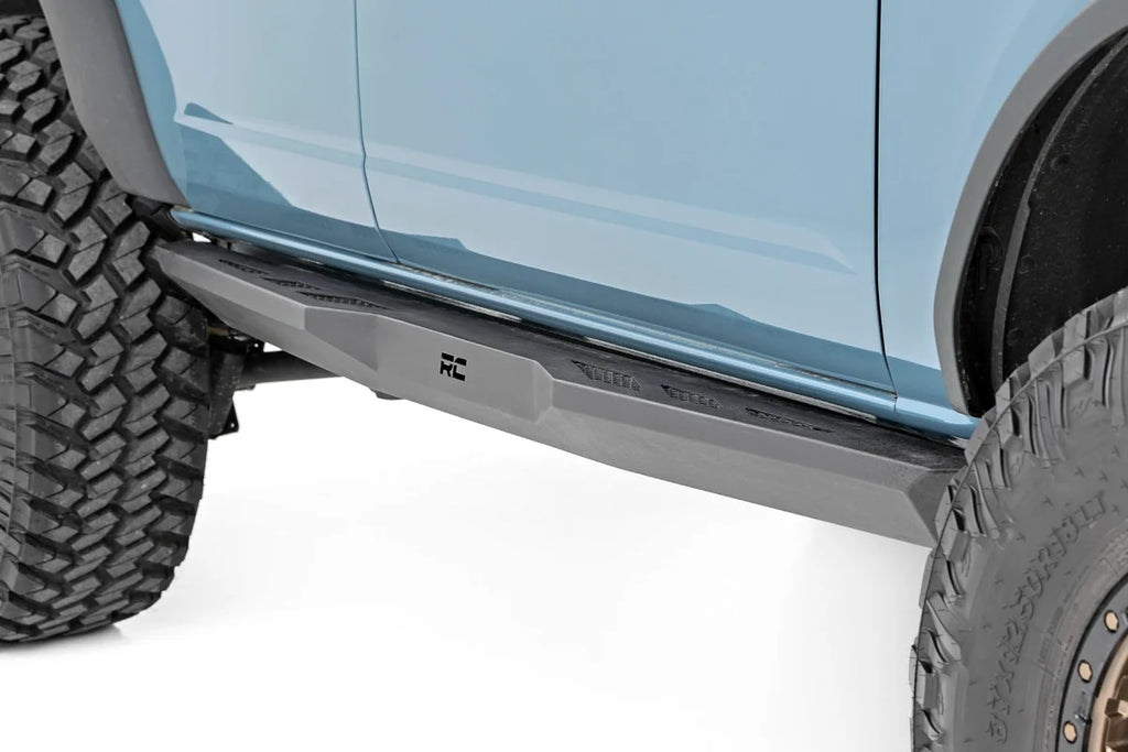 Rough Country Rock Sliders | Heavy Duty | 4-Door | Ford Bronco 4WD (2021-2024) 90803 - Back View