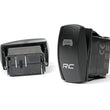 Load image into Gallery viewer, Rough Country Rocker Switch | 2x1 with Logo | Blue Back Light 709SW - Main Product View