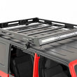 Load image into Gallery viewer, Rough Country Roof Rack | Black Series Lights | Jeep Wrangler JK/Wrangler Unlimited  (07-18) 10615 - Back View
