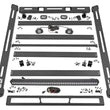 Load image into Gallery viewer, Rough Country Roof Rack | Black Series Lights | Jeep Wrangler JL (18-24)/Wrangler Unlimited (18-24) 10622 - Main Product View