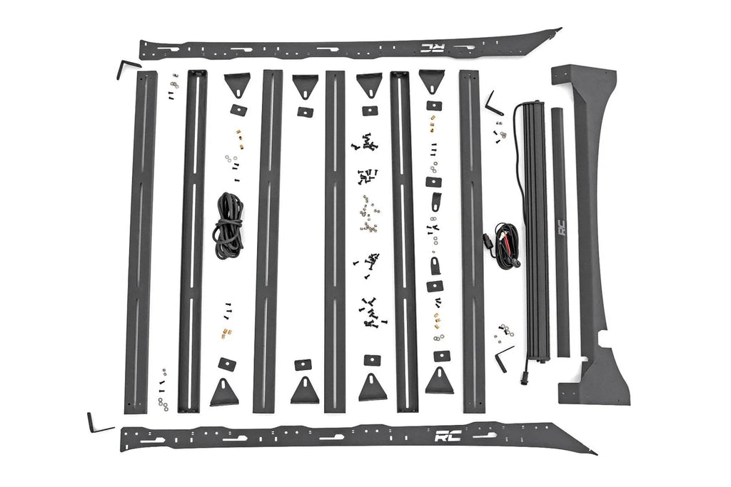 Rough Country Roof Rack | FR 40 Inch Single Row BLK LED | Ford F-150 2WD/4WD (2015-2018) 51021 - Main Product View