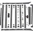 Load image into Gallery viewer, Rough Country Roof Rack | FR &amp; RR 40 Inch Single Row BLK LEDs | Ford F-150 2WD/4WD (15-18) 51022 - Main Product View