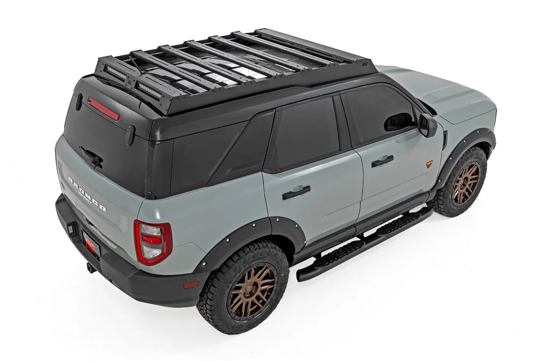 Rough Country Roof Rack | Front/Rear LED Lights | Ford Bronco Sport 4WD (2021-2026) 51160 - Back View