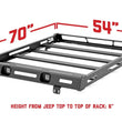 Load image into Gallery viewer, Rough Country Roof Rack | Jeep Wrangler JL (18-24)/Wrangler Unlimited (18-24) 4WD 10612 - Additional View 6