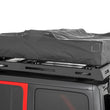 Load image into Gallery viewer, Rough Country Roof Top Tent | Rack Mount | 12 Volt Accessory w/Ladder Extension &amp; LED Light Kit 99049 - Side View