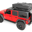 Load image into Gallery viewer, Rough Country Roof Top Tent | Rack Mount | 12 Volt Accessory w/Ladder Extension &amp; LED Light Kit 99049 - Back View