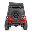 Load image into Gallery viewer, Rough Country Roof Top Tent | Rack Mount | 12 Volt Accessory w/Ladder Extension &amp; LED Light Kit 99049 - Installation View
