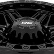 Load image into Gallery viewer, Rough Country Rough Country 76 Series Wheel | Simulated Beadlock | Gloss Black | 17x9 | 6x5.5 | -12mm - Installation View