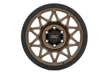 Load image into Gallery viewer, Rough Country Rough Country 78 Series Wheel | Simulated Beadlock | Bronze/Black | 17x8.5 | 6x5.5 | +0mm 78170912 - Side View