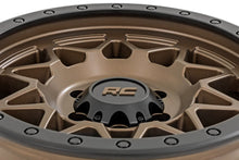 Load image into Gallery viewer, Rough Country Rough Country 78 Series Wheel | Simulated Beadlock | Bronze/Black | 18x9 | 6x5.5 | +0mm 78180912 - Installat...