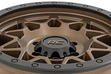 Load image into Gallery viewer, Rough Country Rough Country 78 Series Wheel | Simulated Beadlock | Bronze/Black | 18x9 | 6x5.5 | -12mm 78181212 - Installa...