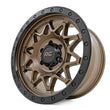 Load image into Gallery viewer, Rough Country Rough Country 78 Series Wheel | Simulated Beadlock | Bronze/Black | 18x9 | 8x170 | -12mm 78181211 - Back View
