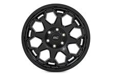 Load image into Gallery viewer, Rough Country Rough Country 80 Series Wheel | One-Piece | Semi Gloss Black | 20x10 | 6x135 | -19mm 80201817A - Side View