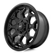 Load image into Gallery viewer, Rough Country Rough Country 80 Series Wheel | One-Piece | Semi Gloss Black | 20x10 | 6x135 | -25mm 80202417A - Back View