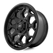 Load image into Gallery viewer, Rough Country Rough Country 80 Series Wheel | One-Piece | Semi Gloss Black | 20x10 | 5x5 | -19mm 80201813A - Back View