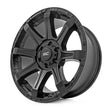 Load image into Gallery viewer, Rough Country Rough Country 81 Series Wheel | One-Piece | Semi Gloss Black | 20x9 | 6x135 | -12mm 81201217A - Back View