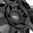 Load image into Gallery viewer, Rough Country Rough Country 81 Series Wheel | One-Piece | Semi Gloss Black | 20x9 | 6x135 | -12mm 81201217A - Installation...