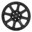 Load image into Gallery viewer, Rough Country Rough Country 81 Series Wheel | One-Piece | Semi Gloss Black | 20x9 | 5x150 | +18 - Side View