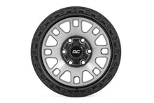 Load image into Gallery viewer, Rough Country Rough Country 82 Series Wheel | One-Piece | Machined Semi Gloss Black | 15x8 | 5x4.5 | -19mm 82151813M - Sid...