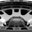 Load image into Gallery viewer, Rough Country Rough Country 82 Series Wheel | One-Piece | Machined Semi Gloss Black | 17x9 | 5x5 | -12mm 82170918M - Back ...