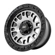 Load image into Gallery viewer, Rough Country Rough Country 82 Series Wheel | One-Piece | Machined Semi Gloss Black | 17x9 | 5x5 | -12mm 82170918M - Insta...