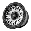 Load image into Gallery viewer, Rough Country Rough Country 82 Series Wheel | One-Piece | Machined Semi Gloss Black | 17x9 | 6x5.5 | -12mm 82170912M - Ins...
