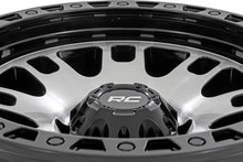 Load image into Gallery viewer, Rough Country Rough Country 82 Series Wheel | One-Piece | Machined Semi Gloss Black | 18x9 | 6x5.5 | -12mm 82181212M - Bac...