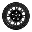 Load image into Gallery viewer, Rough Country Rough Country 82 Series Wheel | One-Piece | Semi Gloss Black | 15x8 | 5x5.5 | -19mm 82151814 - Side View