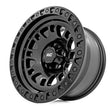 Load image into Gallery viewer, Rough Country Rough Country 82 Series Wheel | One-Piece | Semi Gloss Black | 15x8 | 5x5.5 | -19mm 82151814 - Back View
