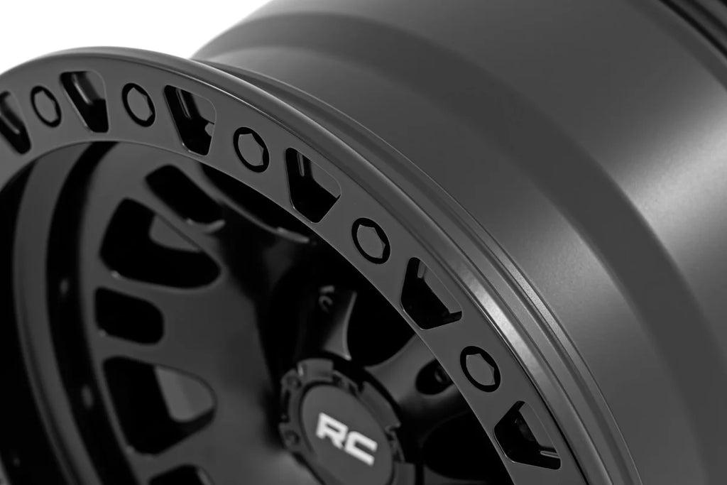 Rough Country Rough Country 82 Series Wheel | One-Piece | Semi Gloss Black | 15x8 | 5x5.5 | -19mm 82151814 - Installation ...